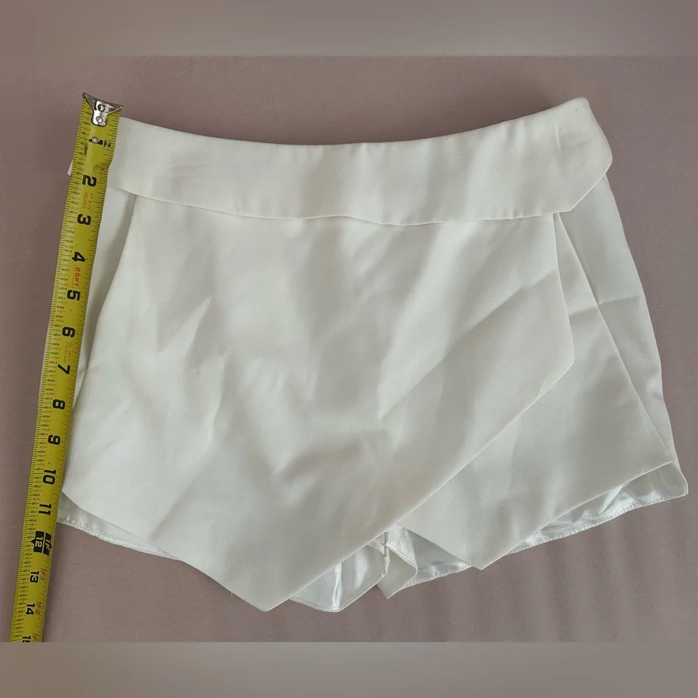 White Skort